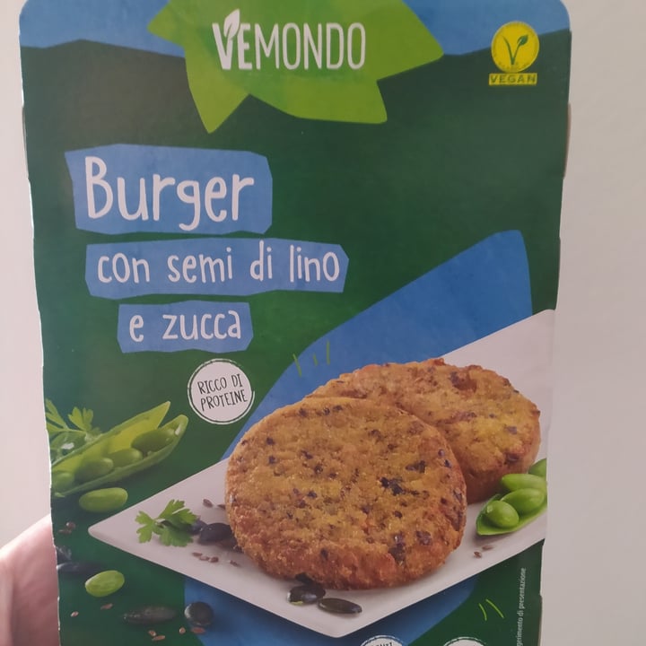 photo of Vemondo burger Semi Di Lino E Zucca shared by @-fede on  06 Feb 2024 - review