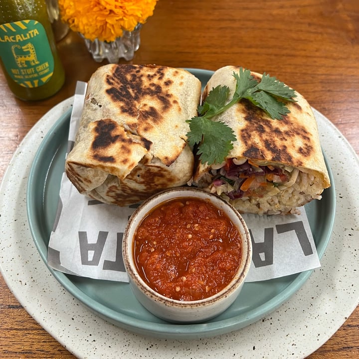 photo of Lacalita Bar y Cocina Mushroom Burrito shared by @ethicurean on  07 Jul 2024 - review