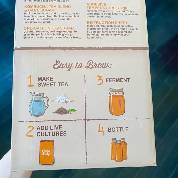 photo of The Kombucha Company Complete Kombucha Brewing Starter Kit shared by @beckyyy on  27 Apr 2024 - review