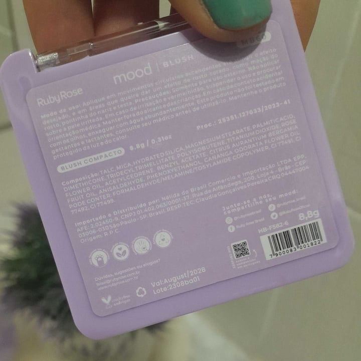 photo of RubyRose blush compacto mood shared by @patriciamarin on  14 Feb 2025 - review