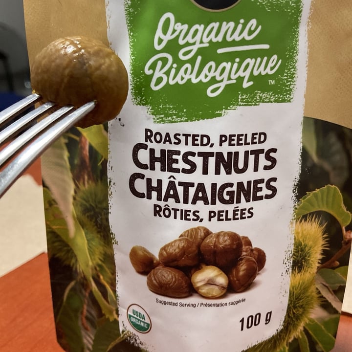 photo of D organic roasted peeled chestnuts shared by @hungrywoman on  13 May 2024 - review