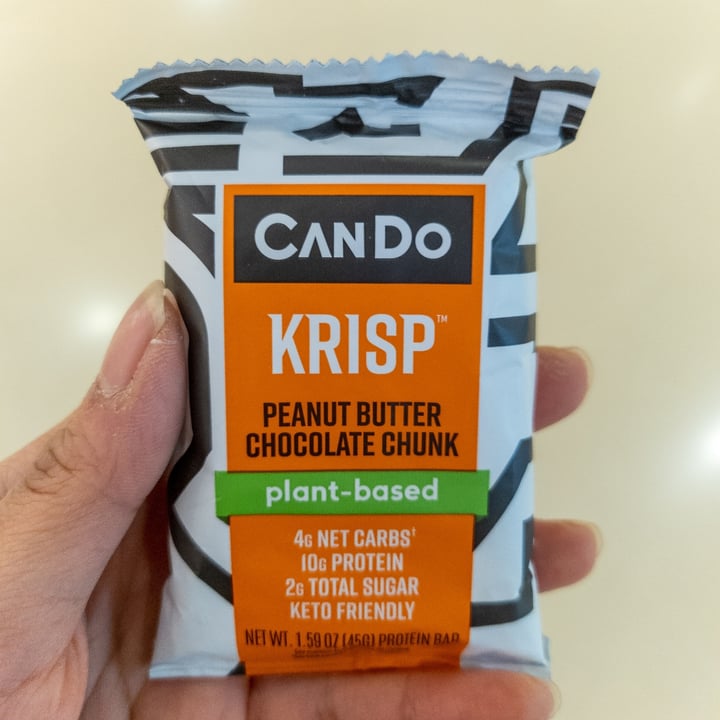 photo of Cando Keto Krisp Peanut Butter Chocolate Chunk shared by @eatgrasswithme on  22 Oct 2023 - review