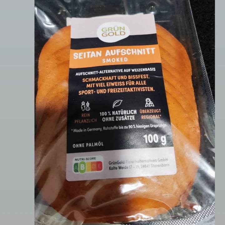 photo of Grün Gold Seitan Aufschnitt Smoked shared by @felika on  05 May 2025 - review