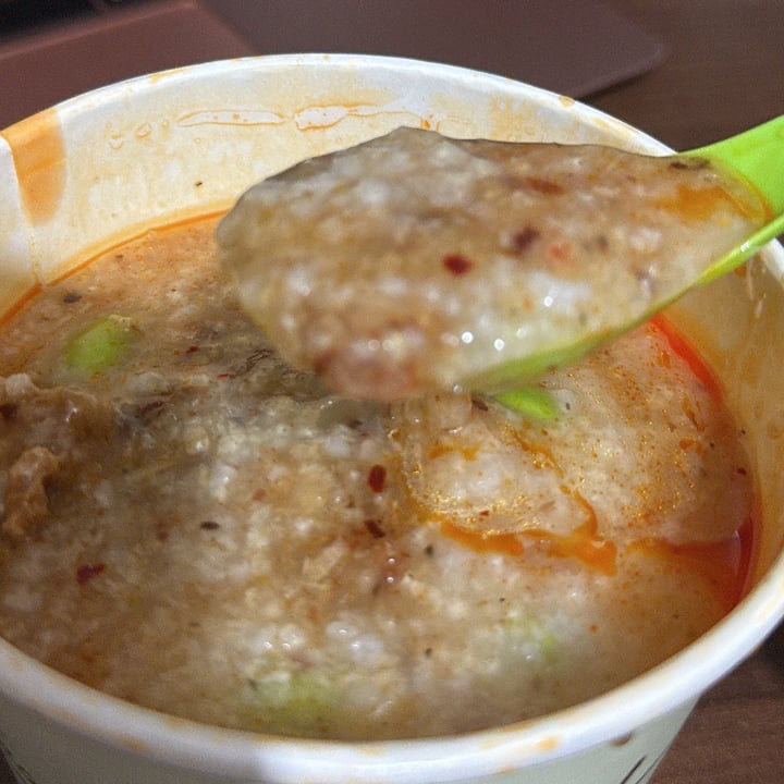 photo of Mr Bean spicy seaweed meat free chicken soy porridge shared by @sivxniii on  19 Oct 2023 - review