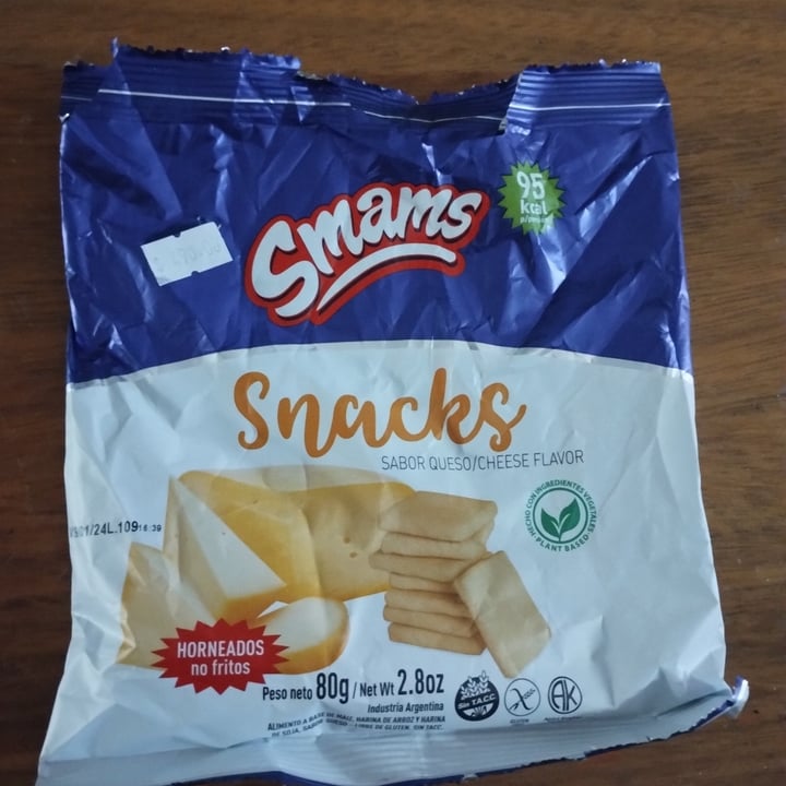 photo of smams Snacks sabor Queso shared by @yuyumi on  14 Oct 2023 - review