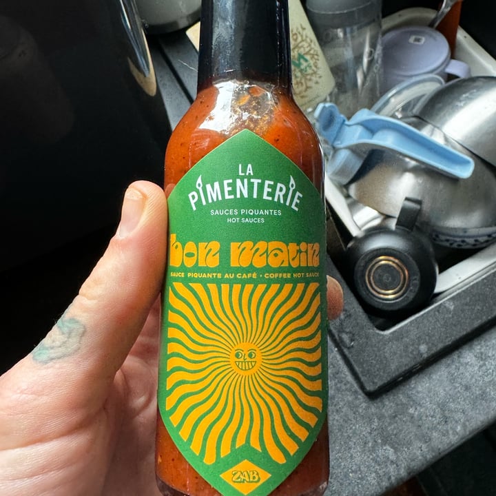 photo of La Pimenterie Bon Matin - Coffee Hot Sauce shared by @veganmika on  09 Apr 2024 - review