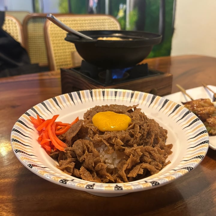 photo of Clover Plant Based Kitchen and Bar Beefless Gyudon shared by @yummyveggies on  06 Nov 2024 - review