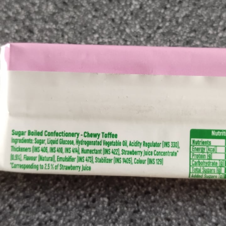 photo of Fruit-tella Chewy Sweets shared by @vegananimallove on  11 Apr 2024 - review