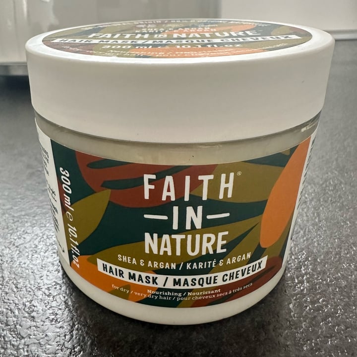 photo of Faith In Nature Hair Mask Karité & Argan shared by @thevegansofi on  12 May 2024 - review