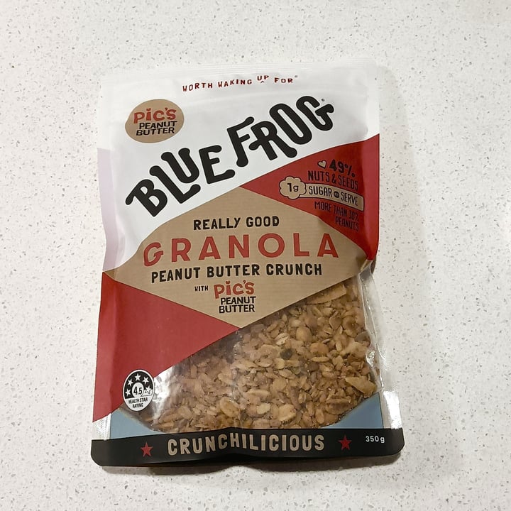 photo of blue frog Peanut Butter Crunch Granola shared by @tardisco on  07 Oct 2025 - review