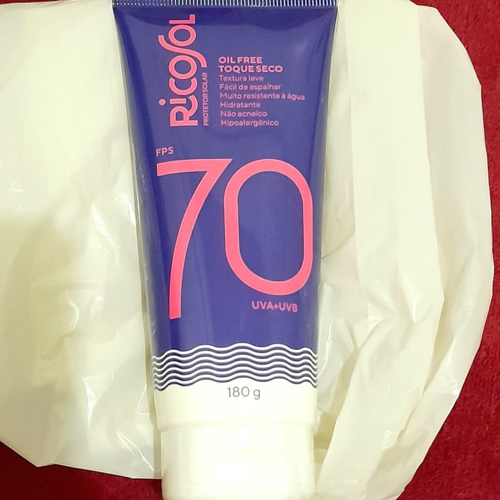 photo of Rico sol Protetor Solar FPS 70 shared by @tu-veg on  07 Jan 2025 - review