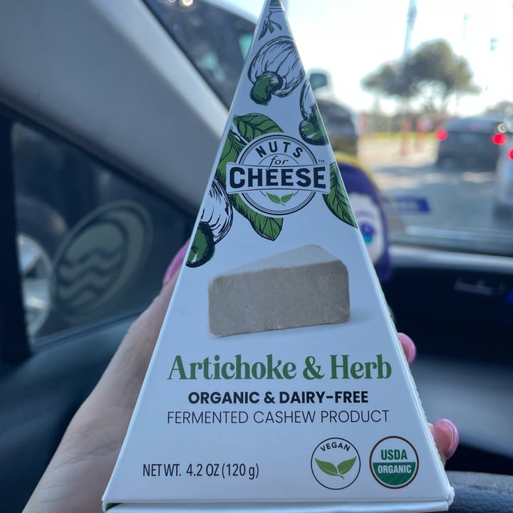 photo of Nuts For Cheese Artichoke & Herb shared by @vivalaviolet on  13 Feb 2024 - review