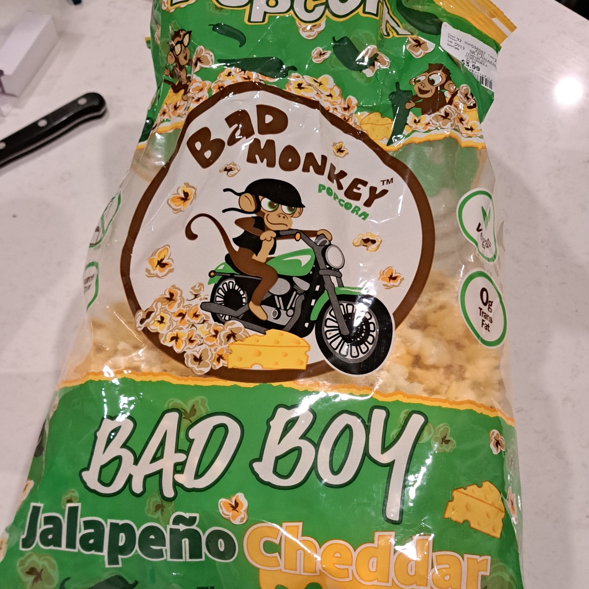 Bad Boy - Jalepeno Cheddar from Bad Monkey Popcorn - Vegan Product ...