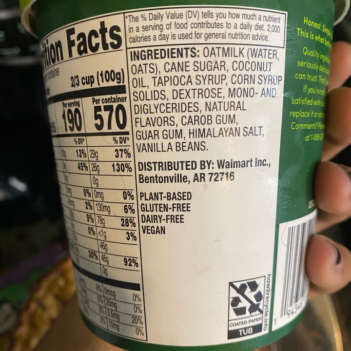 photo of Bettergoods Plant - Based Vanilla Oatmilk shared by @rogerfriday on  09 Oct 2024 - review