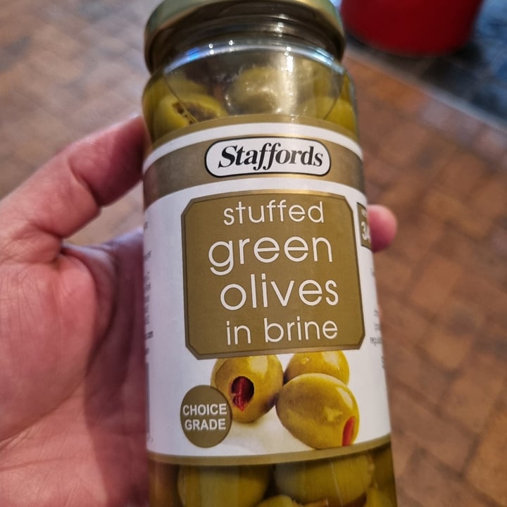 photo of Staffords Food Stuffed green olives in brine shared by @carmz on  01 May 2024 - review