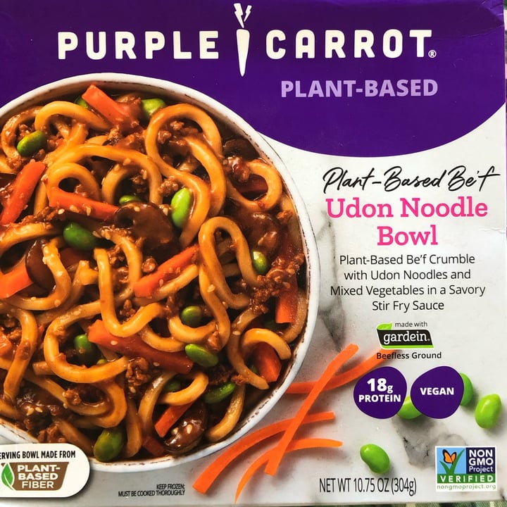 photo of Purple Carrot Udon Noodle Bowl shared by @wonderfulleopard15 on  06 Feb 2024 - review