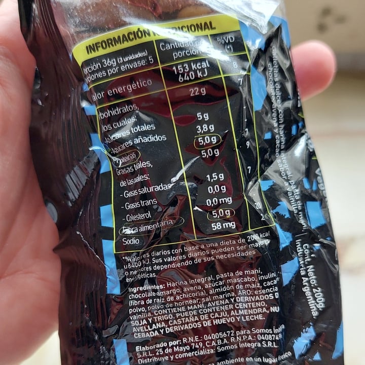 photo of Integra galletitas de cacao y chocolate shared by @sritabrocoli on  20 Sep 2025 - review