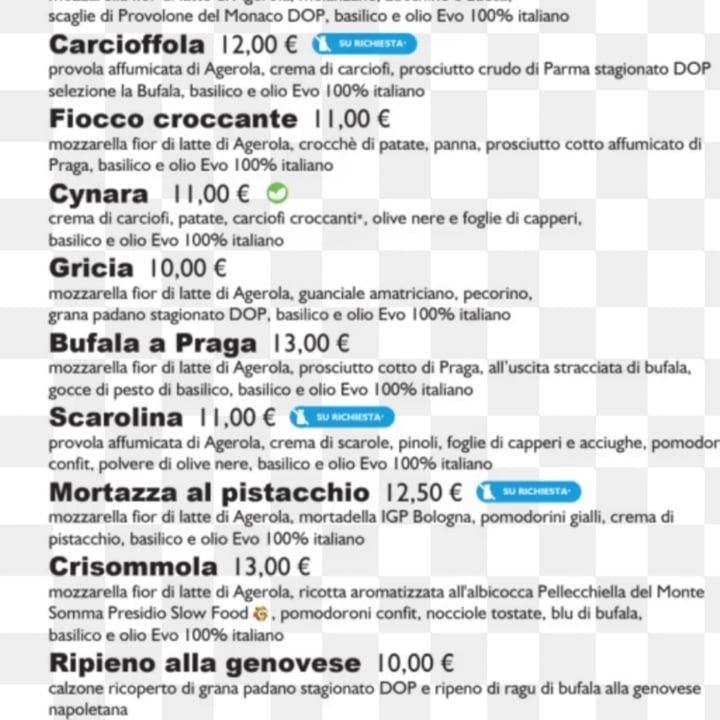 photo of Fratelli la Bufala Pizza Cynara shared by @rosannad93 on  18 May 2024 - review