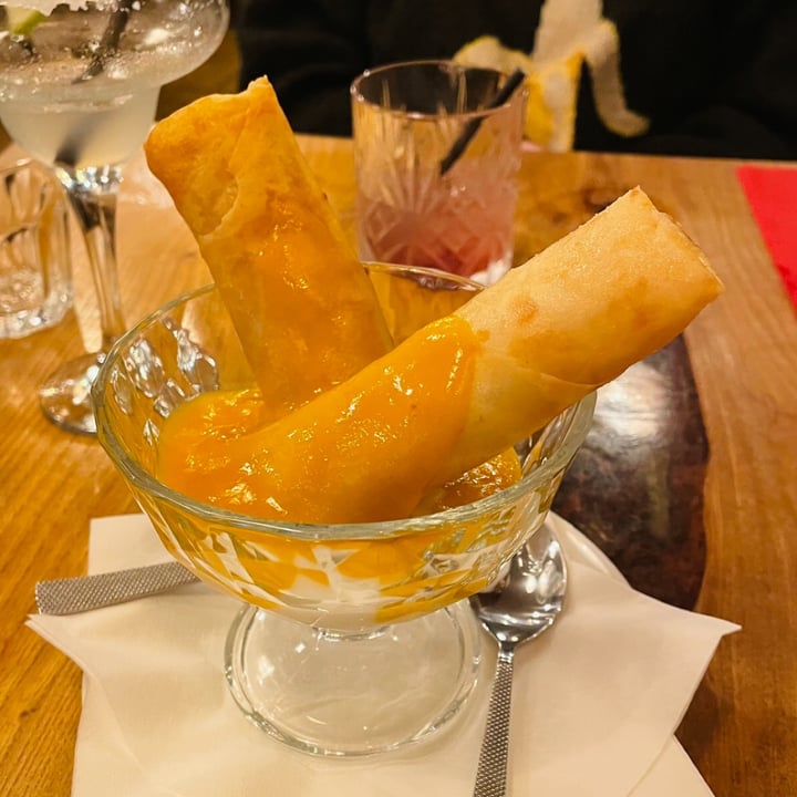 photo of Non Viet Vegan Mango Spring Rolls shared by @katelouisepowell on  18 Apr 2024 - review