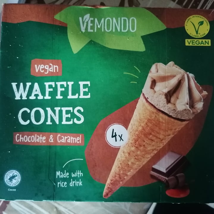 photo of Vemondo vegan waffle cones shared by @ritadjali on  21 Apr 2024 - review