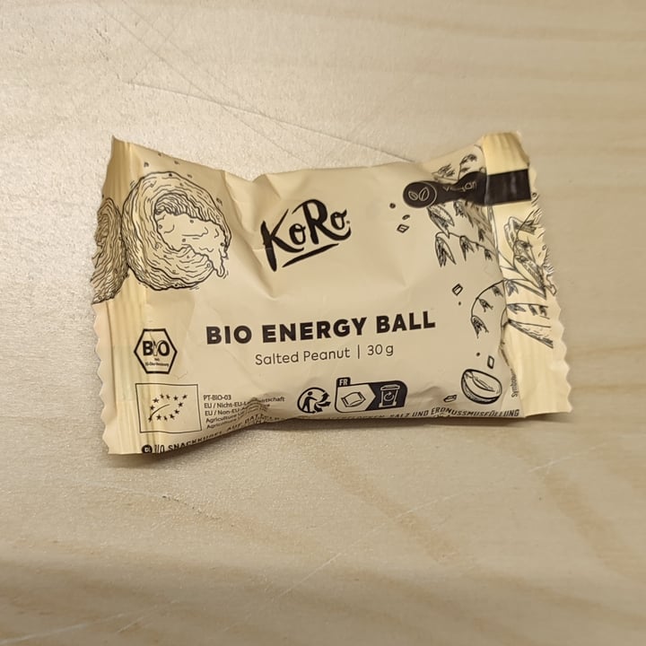 photo of Koro Bio energy ball Salted Peanut shared by @simplydaisy on  26 Feb 2024 - review