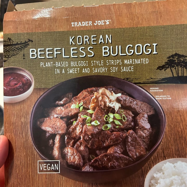 photo of Trader Joe's Korean Beefless Bulgogi shared by @samanthab3 on  20 Apr 2024 - review