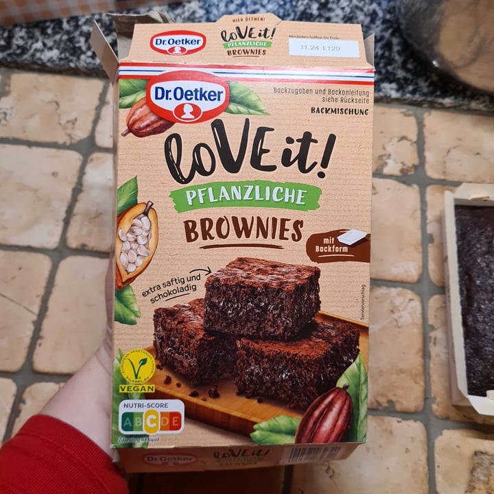 photo of Dr. Oetker Love It! Pflanzliche Brownies shared by @alesssssssia on  10 Mar 2024 - review