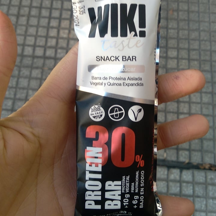 photo of Wik! Barra Proteica shared by @ondavegan on  19 Aug 2024 - review