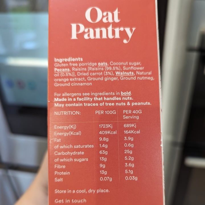 photo of Oat Pantry Carrot Cake Porridge shared by @bethany777 on  06 May 2024 - review