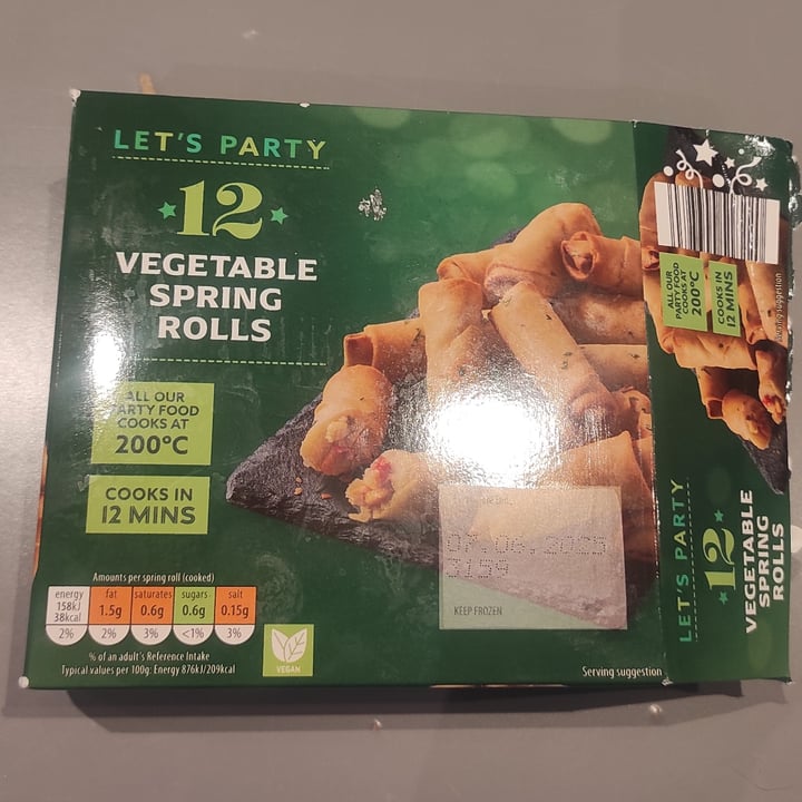 photo of Let’s Party Vegetable spring rolls shared by @bibi51 on  06 Oct 2023 - review