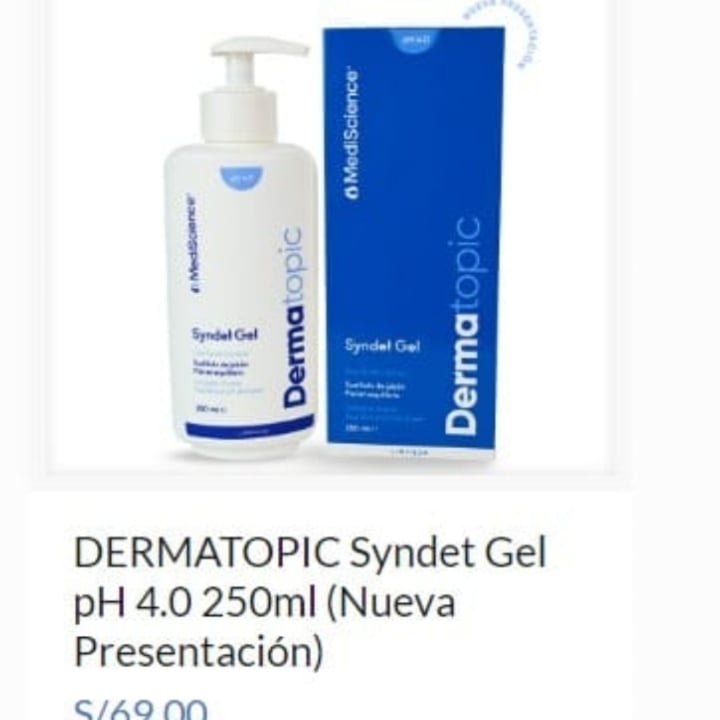 photo of Mediscience Dermatopic Syndet Gel Ph 4.0 shared by @olenkkascarate on  12 Sep 2023 - review