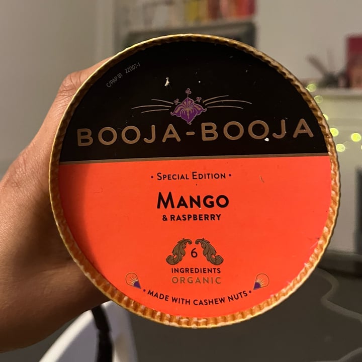 photo of Booja-Booja mango and raspberry cashew ice cream shared by @preshasoogrim on  09 Nov 2024 - review