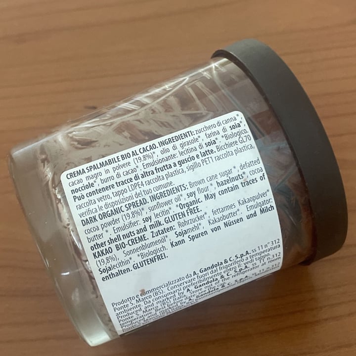 photo of Gandola Crema Biologica Al Cacao Dark shared by @babachito on  03 Sep 2023 - review