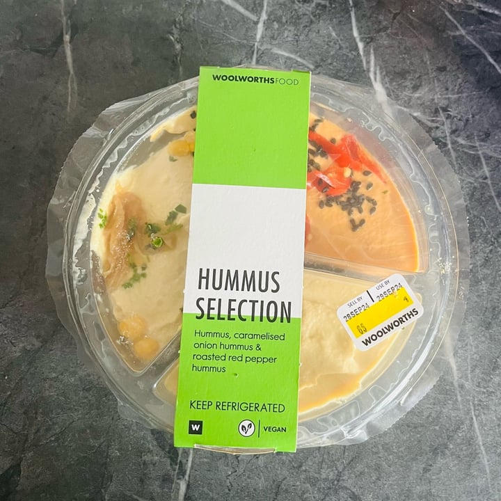 photo of Woolworths Food Hummus Selection shared by @nikki-c on  25 Sep 2024 - review