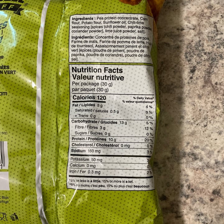 photo of Muscle Chef Chili Lime Flavour Protein Chips shared by @shlumpadinka on  10 Jun 2024 - review