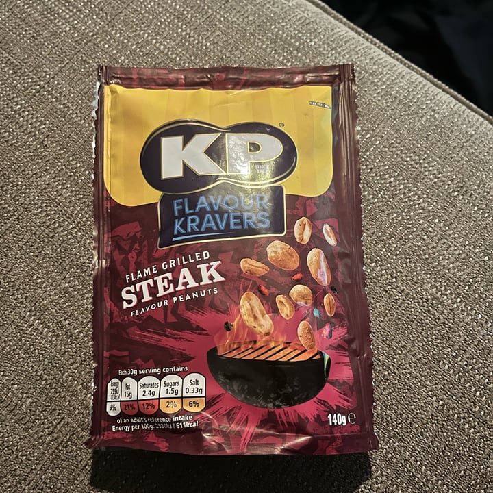 photo of KP snacks flame grilled steak flavour peanuts shared by @hypnicol on  08 May 2024 - review