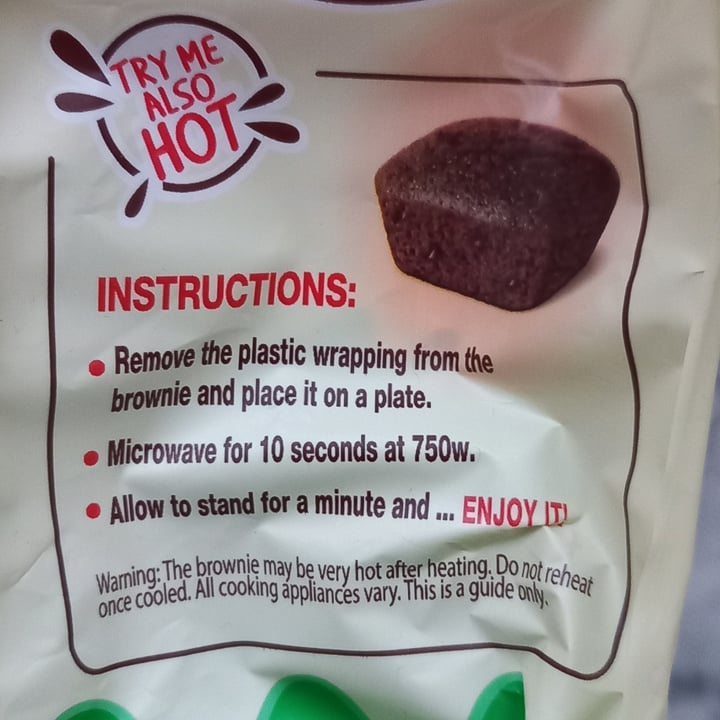 photo of Mr. Brownie Chocolate Brownies Vegan shared by @animalsvoices on  03 Nov 2023 - review