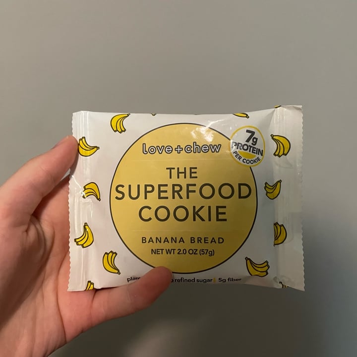 photo of Love + chew Banana bread superfood cookie shared by @srw4 on  04 Jul 2024 - review