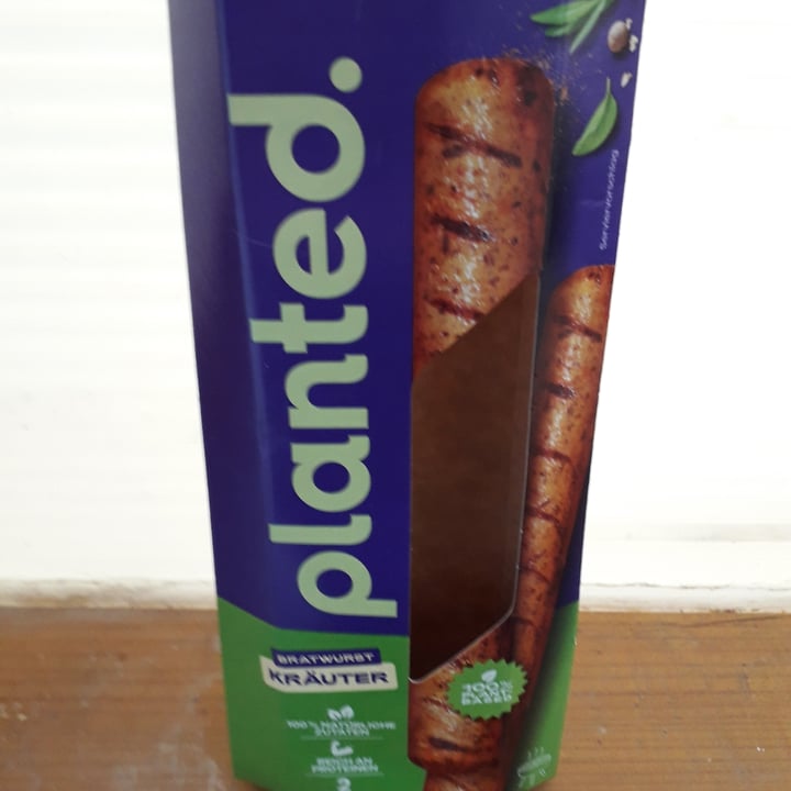 photo of Planted Bratwurst Kräuter shared by @cambra on  08 Oct 2023 - review