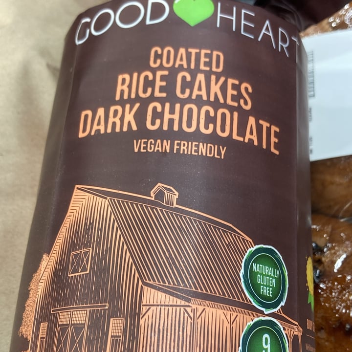 photo of Good Heart Dark Chocolate Coated Rice Cakes shared by @vegannatalie on  09 Dec 2023 - review