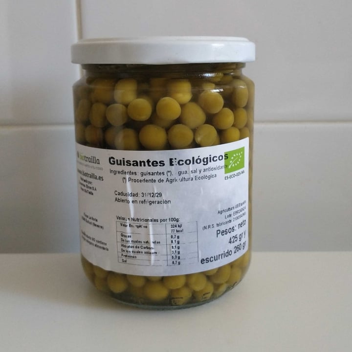 photo of BioTrailla Guisantes Cocidos Ecológicos shared by @nsd15 on  29 May 2024 - review