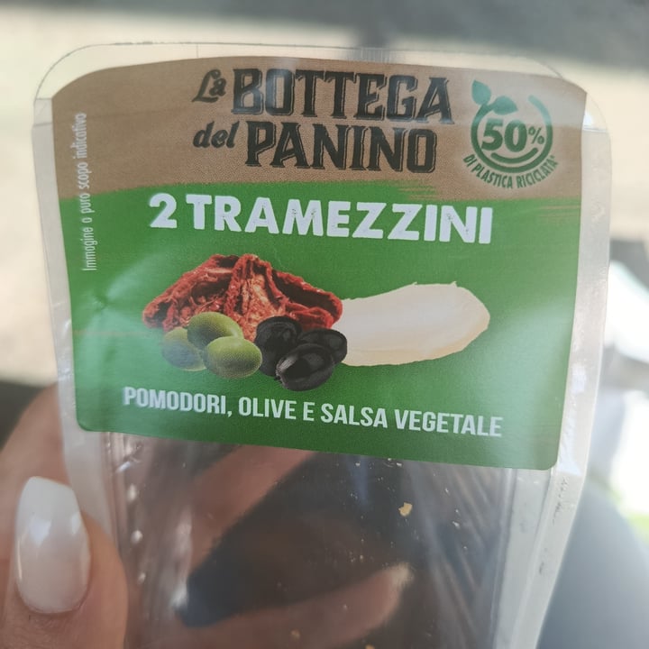 photo of La bottega del panino Tramezzini Pomodoro Olive Nere E Salsa Vegana shared by @azaholmes01 on  30 Sep 2025 - review