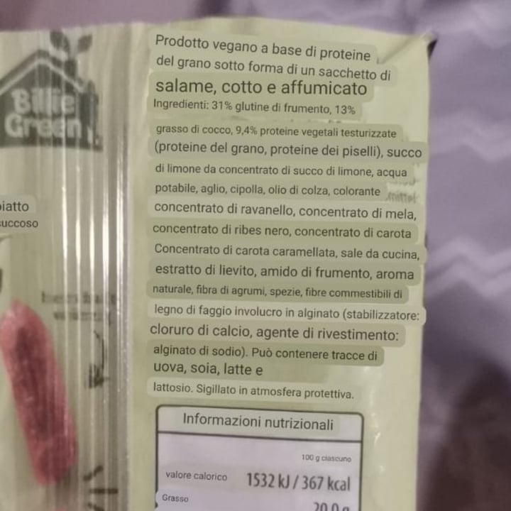 photo of Billie Green Snack Salami-Style Klassik shared by @lamiuppi on  15 Feb 2024 - review