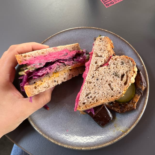 Photo of the dish “Aubergine sandwich”