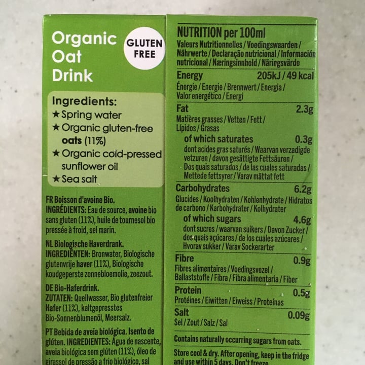 photo of Rude health Oat Organic shared by @salsedine on  25 Apr 2024 - review
