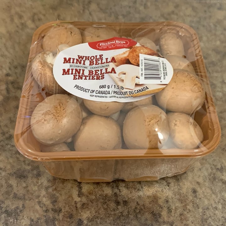 photo of Piccioni Bros Whole Mini Bella Mushrooms shared by @louisg on  30 Dec 2023 - review