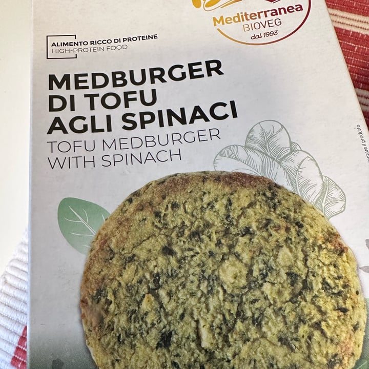 photo of Mediterranea BioVeg Medburger di Tofu agli Spinaci shared by @babette on  29 Apr 2024 - review