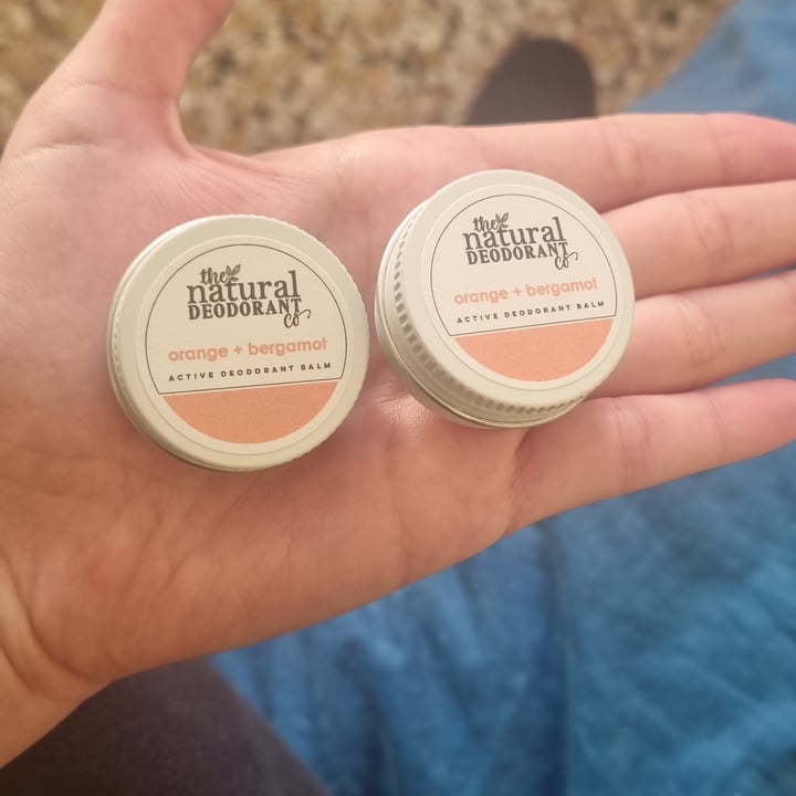 photo of The Natural Deodorant Co Active Deodorant Balm orange + bergamot shared by @allybu on  30 Jan 2024 - review