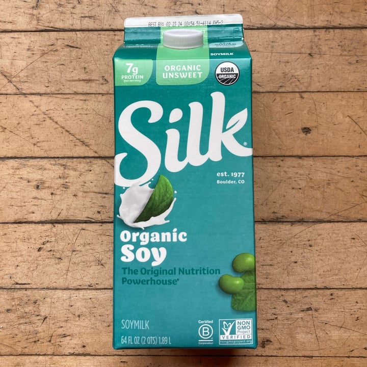 photo of Silk Unsweetened Soy Milk shared by @lansterm on  06 Jan 2024 - review