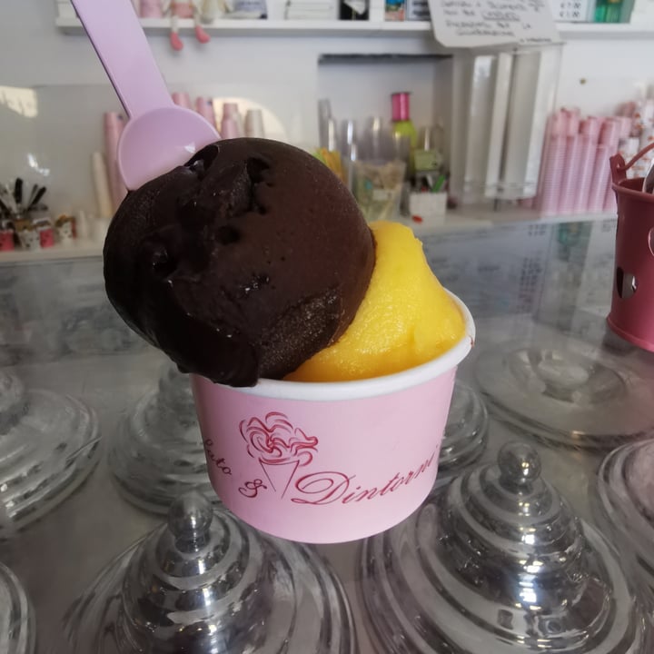 photo of Gelato e dintorni Gelato cioccolato e mango shared by @posataverde on  11 Aug 2025 - review